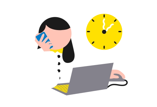 フレックス制度/リモートワークのアイコン